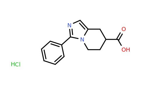 CAS 1461705-37-2 | 3-phenyl-5H,6H,7H,8H-imidazo[1,5-a]pyridine-7-carboxylic acid hydrochloride