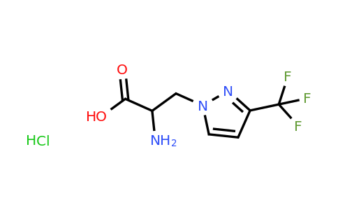 CAS 1461705-68-9 | 2-amino-3-[3-(trifluoromethyl)-1H-pyrazol-1-yl]propanoic acid hydrochloride