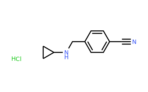 CAS 1461705-73-6 | 4-[(cyclopropylamino)methyl]benzonitrile hydrochloride