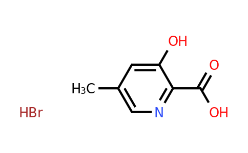 CAS 1461705-76-9 | 3-hydroxy-5-methylpyridine-2-carboxylic acid hydrobromide