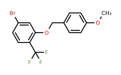 CAS 1461705-81-6 | 4-bromo-2-[(4-methoxyphenyl)methoxy]-1-(trifluoromethyl)benzene