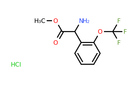 CAS 1461705-85-0 | methyl 2-amino-2-[2-(trifluoromethoxy)phenyl]acetate hydrochloride
