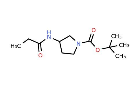 CAS 1461705-91-8 | tert-butyl 3-propanamidopyrrolidine-1-carboxylate