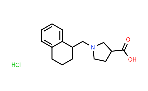 CAS 1461706-23-9 | 1-[(1,2,3,4-tetrahydronaphthalen-1-yl)methyl]pyrrolidine-3-carboxylic acid hydrochloride
