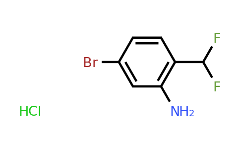 CAS 1461706-24-0 | 5-bromo-2-(difluoromethyl)aniline hydrochloride