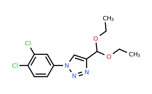 CAS 1461706-25-1 | 1-(3,4-dichlorophenyl)-4-(diethoxymethyl)-1H-1,2,3-triazole