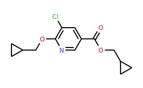 CAS 1461706-36-4 | cyclopropylmethyl 5-chloro-6-(cyclopropylmethoxy)pyridine-3-carboxylate