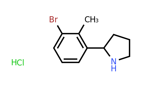 CAS 1461706-38-6 | 2-(3-bromo-2-methylphenyl)pyrrolidine hydrochloride