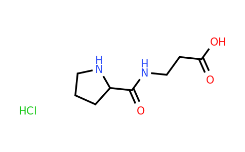 CAS 1461706-45-5 | 3-[(pyrrolidin-2-yl)formamido]propanoic acid hydrochloride