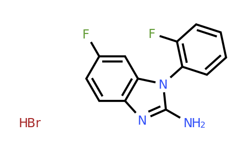 CAS 1461706-65-9 | 6-fluoro-1-(2-fluorophenyl)-1H-1,3-benzodiazol-2-amine hydrobromide