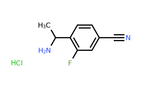 CAS 1461706-66-0 | 4-(1-aminoethyl)-3-fluorobenzonitrile hydrochloride