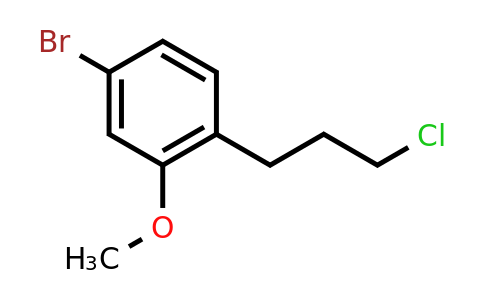 CAS 1461706-83-1 | 4-bromo-1-(3-chloropropyl)-2-methoxybenzene