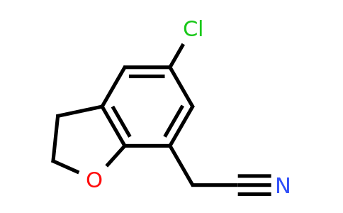 CAS 1461707-00-5 | 2-(5-chloro-2,3-dihydro-1-benzofuran-7-yl)acetonitrile