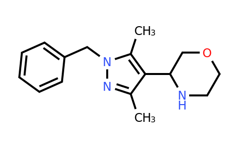 CAS 1461707-27-6 | 3-(1-benzyl-3,5-dimethyl-1H-pyrazol-4-yl)morpholine