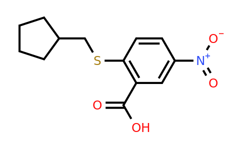 CAS 1461707-35-6 | 2-[(cyclopentylmethyl)sulfanyl]-5-nitrobenzoic acid