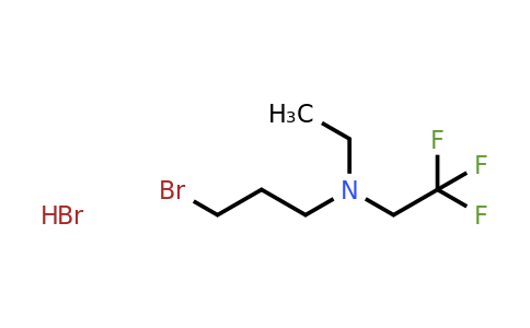 CAS 1461707-37-8 | (3-bromopropyl)(ethyl)(2,2,2-trifluoroethyl)amine hydrobromide