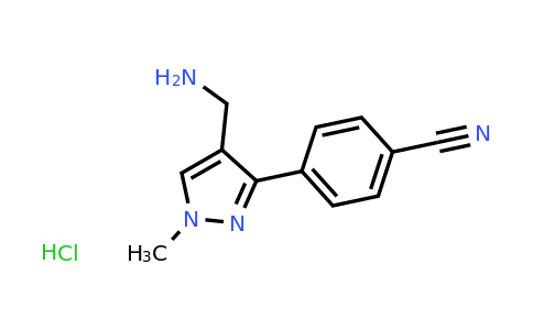 CAS 1461707-38-9 | 4-[4-(aminomethyl)-1-methyl-1H-pyrazol-3-yl]benzonitrile hydrochloride