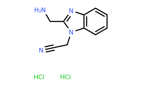 CAS 1461707-41-4 | 2-[2-(aminomethyl)-1H-1,3-benzodiazol-1-yl]acetonitrile dihydrochloride