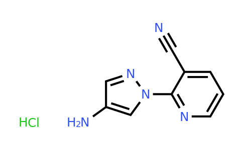 CAS 1461707-43-6 | 2-(4-amino-1H-pyrazol-1-yl)pyridine-3-carbonitrile hydrochloride