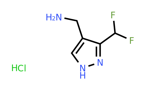 CAS 1461707-53-8 | [3-(difluoromethyl)-1H-pyrazol-4-yl]methanamine hydrochloride