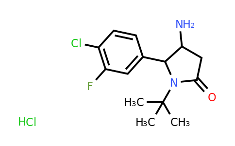 CAS 1461707-55-0 | 4-amino-1-tert-butyl-5-(4-chloro-3-fluorophenyl)pyrrolidin-2-one hydrochloride