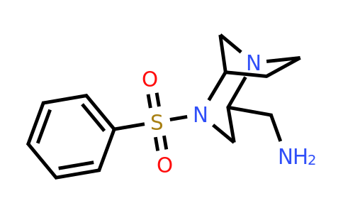 CAS 1461707-56-1 | [4-(benzenesulfonyl)-1,4-diazabicyclo[3.2.1]octan-2-yl]methanamine