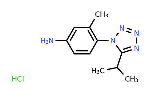 CAS 1461707-57-2 | 3-methyl-4-[5-(propan-2-yl)-1H-1,2,3,4-tetrazol-1-yl]aniline hydrochloride