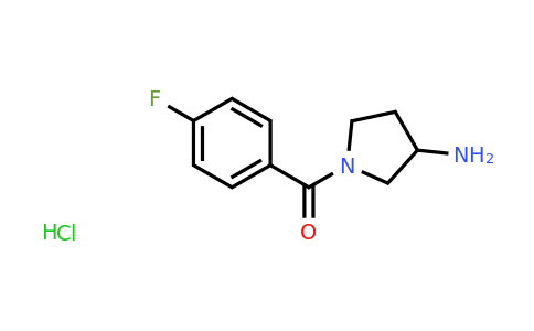 CAS 1461707-59-4 | 1-(4-fluorobenzoyl)pyrrolidin-3-amine hydrochloride