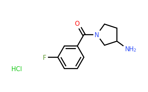 CAS 1461707-83-4 | 1-(3-fluorobenzoyl)pyrrolidin-3-amine hydrochloride
