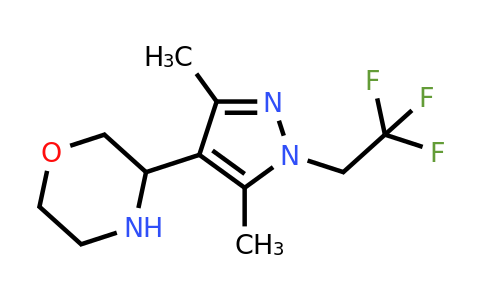 CAS 1461707-87-8 | 3-[3,5-dimethyl-1-(2,2,2-trifluoroethyl)-1H-pyrazol-4-yl]morpholine