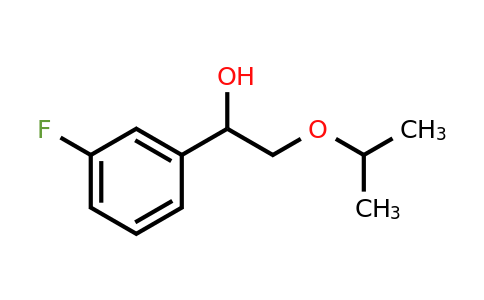 CAS 1461707-88-9 | 1-(3-fluorophenyl)-2-(propan-2-yloxy)ethan-1-ol