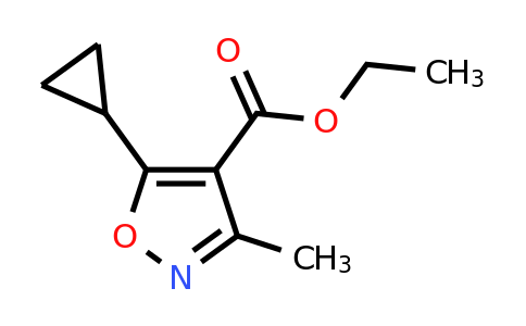 CAS 1461707-89-0 | ethyl 5-cyclopropyl-3-methyl-1,2-oxazole-4-carboxylate