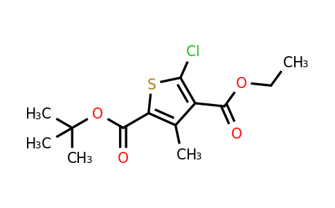 CAS 1461707-92-5 | 2-tert-butyl 4-ethyl 5-chloro-3-methylthiophene-2,4-dicarboxylate