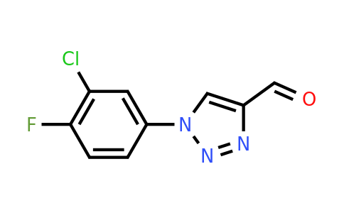 CAS 1461708-00-8 | 1-(3-chloro-4-fluorophenyl)-1H-1,2,3-triazole-4-carbaldehyde