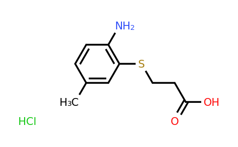 CAS 1461708-09-7 | 3-[(2-amino-5-methylphenyl)sulfanyl]propanoic acid hydrochloride