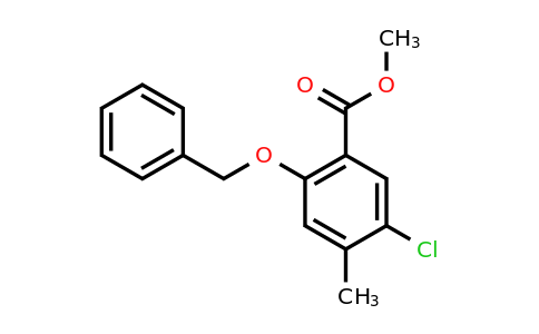 CAS 1461708-15-5 | methyl 2-(benzyloxy)-5-chloro-4-methylbenzoate
