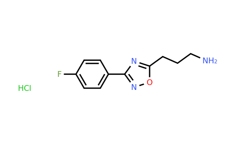 CAS 1461708-25-7 | 3-[3-(4-fluorophenyl)-1,2,4-oxadiazol-5-yl]propan-1-amine hydrochloride