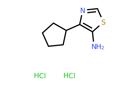 CAS 1461708-28-0 | 4-cyclopentyl-1,3-thiazol-5-amine dihydrochloride