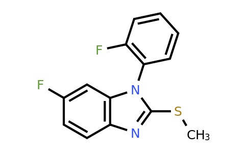 CAS 1461708-49-5 | 6-fluoro-1-(2-fluorophenyl)-2-(methylsulfanyl)-1H-1,3-benzodiazole