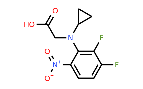 CAS 1461708-67-7 | 2-[cyclopropyl(2,3-difluoro-6-nitrophenyl)amino]acetic acid