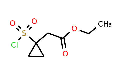 CAS 1461708-73-5 | ethyl 2-[1-(chlorosulfonyl)cyclopropyl]acetate