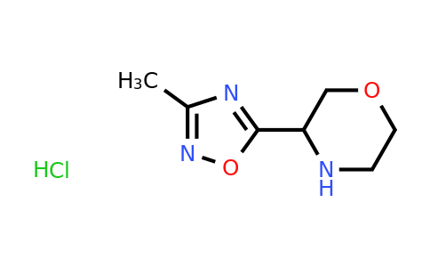 CAS 1461708-80-4 | 3-(3-methyl-1,2,4-oxadiazol-5-yl)morpholine hydrochloride