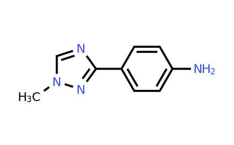 CAS 1461708-96-2 | 4-(1-methyl-1H-1,2,4-triazol-3-yl)aniline