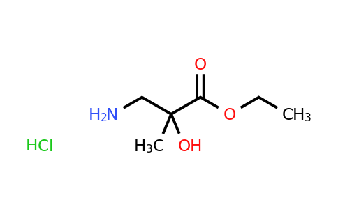 CAS 1461709-13-6 | ethyl 3-amino-2-hydroxy-2-methylpropanoate hydrochloride