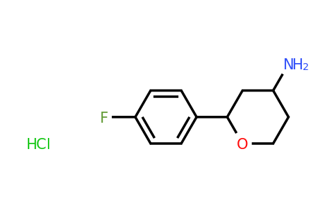 CAS 1461709-20-5 | 2-(4-fluorophenyl)oxan-4-amine hydrochloride