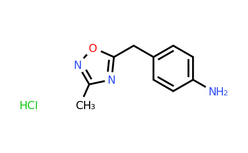 CAS 1461709-33-0 | 4-[(3-methyl-1,2,4-oxadiazol-5-yl)methyl]aniline hydrochloride