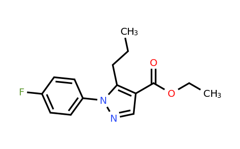 CAS 1461713-25-6 | ethyl 1-(4-fluorophenyl)-5-propyl-1H-pyrazole-4-carboxylate