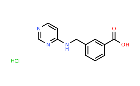 CAS 1461713-30-3 | 3-{[(pyrimidin-4-yl)amino]methyl}benzoic acid hydrochloride