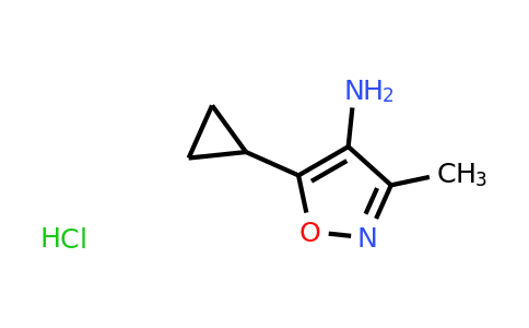 CAS 1461713-39-2 | 5-cyclopropyl-3-methyl-1,2-oxazol-4-amine hydrochloride