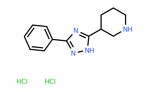 CAS 1461713-40-5 | 3-(3-phenyl-1H-1,2,4-triazol-5-yl)piperidine dihydrochloride